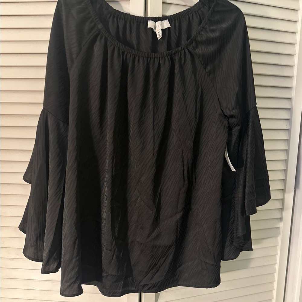 Elegant Black Women's Top